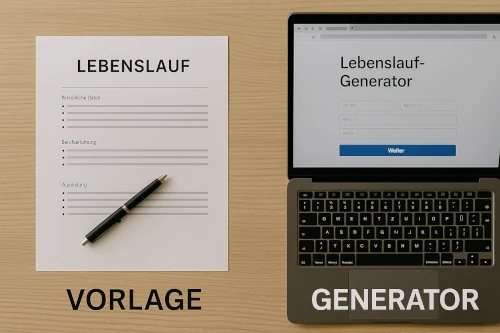 Lebenslauf erstellen – Vorlage oder Generator